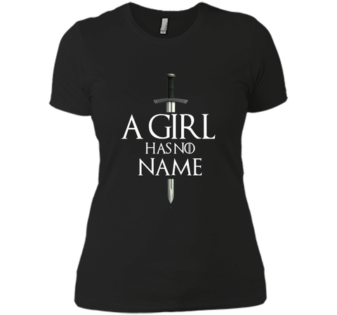 A Girl Has No Name Halloween T-Shirt Next Level Ladies Boyfriend Tee