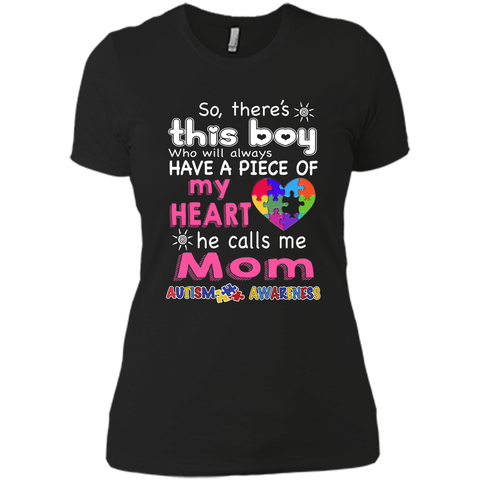 There's This boy - He call me Mom - Autism Awareness shirt - mother's day