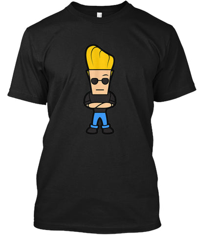 JOHNNY BRAVO CARTOON SHIRT FUNNY
