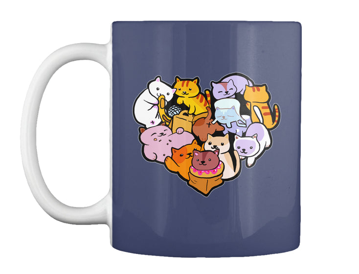 Cat Heart Funny T-shirt For Women Cat Heart Funny T-shirt For Women