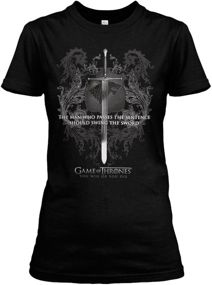 Game Of Throness Swing The Sword T-shirt Game Of Throness Swing The Sword T-shirt