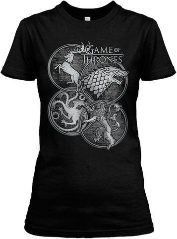 Game of Throness House Symbols T-Shirt