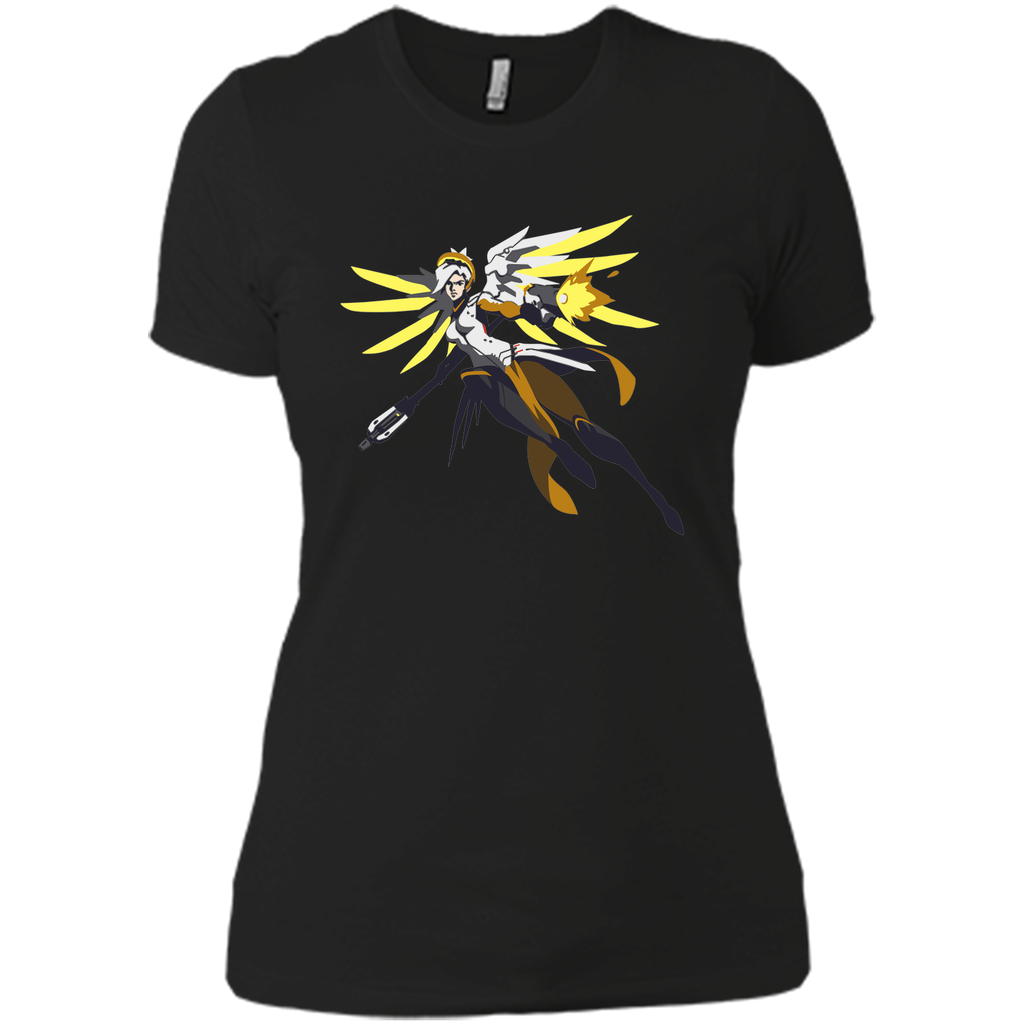 Overwatch Mercy Battle Ready Spray Tee Shirt Overwatch Mercy Battle Ready Spray Tee Shirt