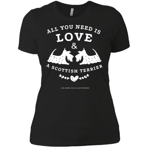 all you need is love and a scottish terrier T-Shirt