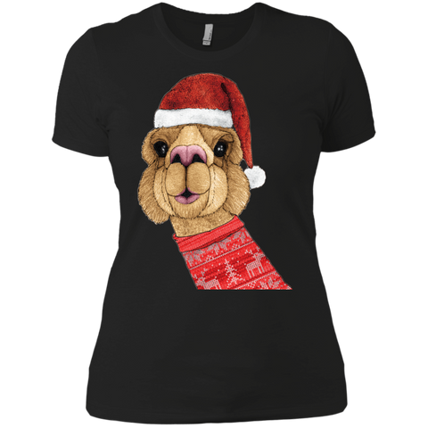 alpaca christmas holiday sweater T-Shirt