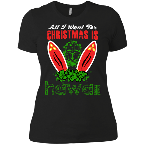 all i want for christmas is hawall holiday sweater T-Shirt