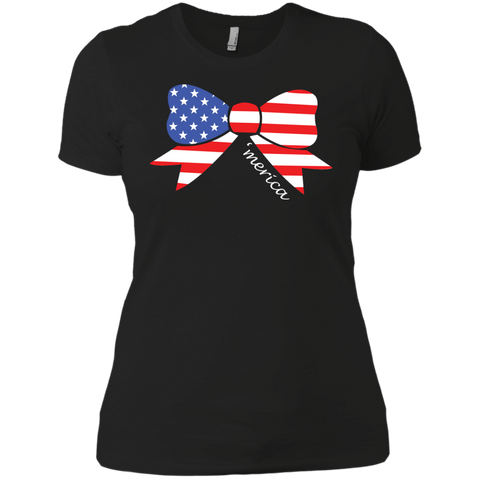 america bow graphic patriotic 'merica T-Shirt