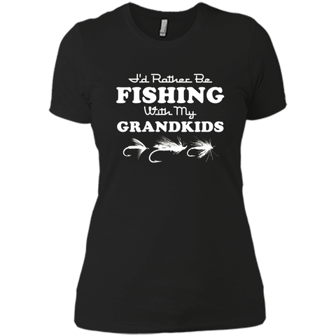I'd Rather Be Fishing With My Grandkids T-Shirt For Grandpa