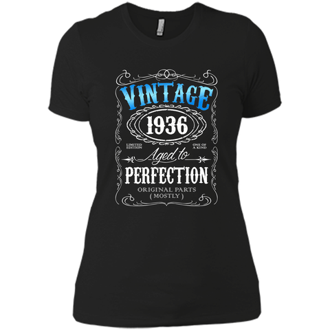 Vintage 1936 tshirt 80th birthday gifts for men Aged to APA