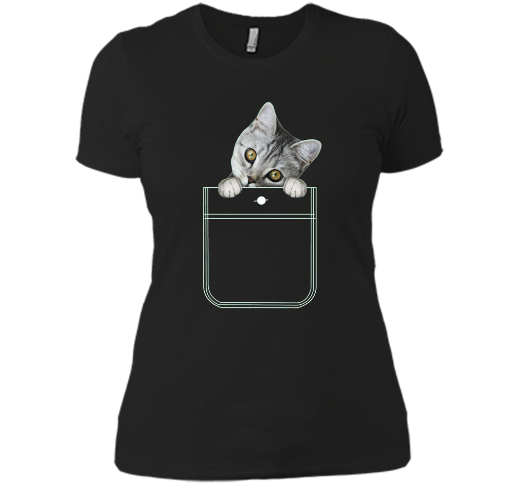 Adorable Cat Shirt, Kitty in My Pocket Tee by Zany Brainy Adorable Cat Shirt, Kitty in My Pocket Tee by Zany Brainy
