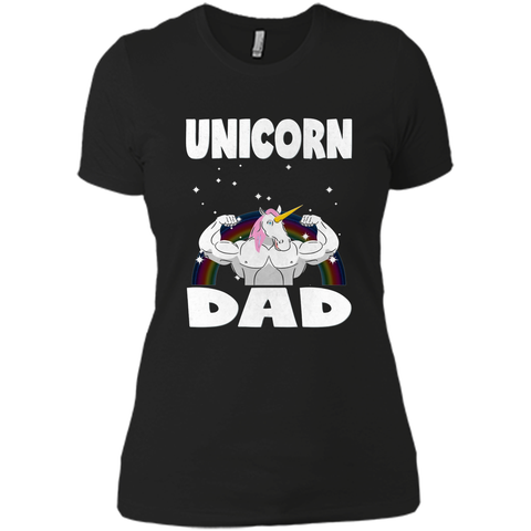 Unicorn Dad Vintage Retro Dad's Unicorns Love T-Shirt