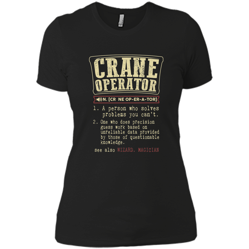 Crane operator funny dictionary term T-Shirt Crane operator funny dictionary term T-Shirt