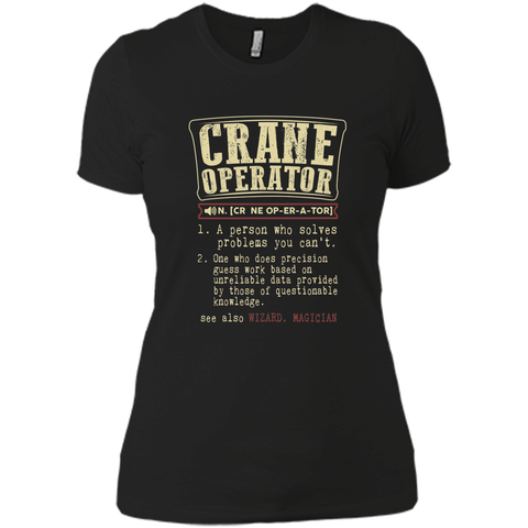 Crane operator funny dictionary term T-Shirt