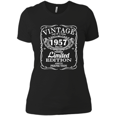 Vintage Born in 1957 60 Years Old Birthday Tshirt