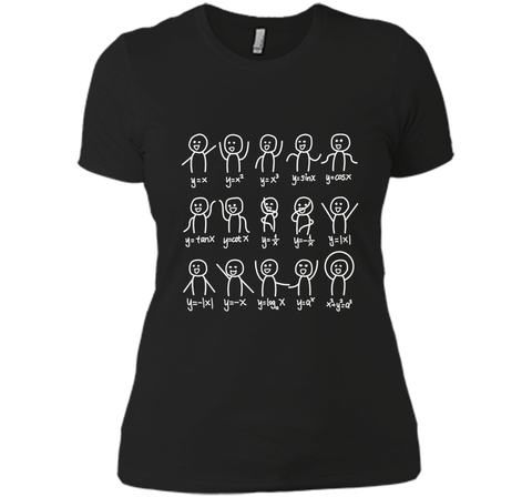 Algebra Dance Funny Graph Figures Math Equation T-shirt