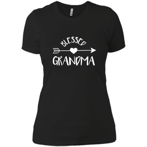 Blessed Grandma Shirt, Cute Tribal Arrow and Heart Gran Gift Promoted To Papa Shirt Grandpa Announcement T-Shirt