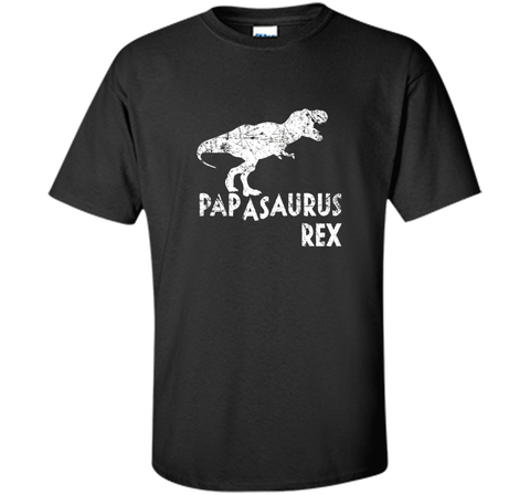 Mens Papasaurus Rex Shirt, Funny Cute Dinosaur Father's Day Gift