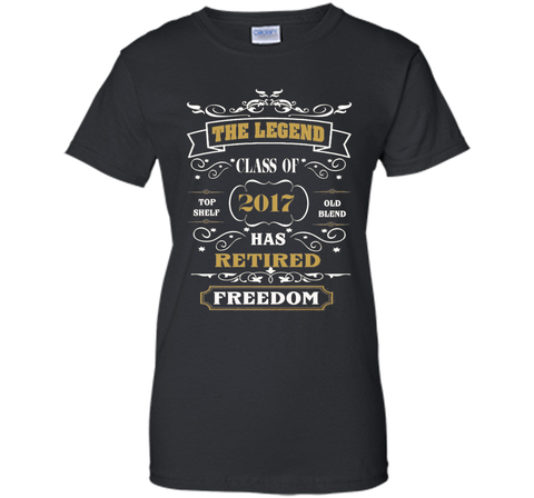 Retired 2017 Shirt: Funny Retirement Gift T-Shirt