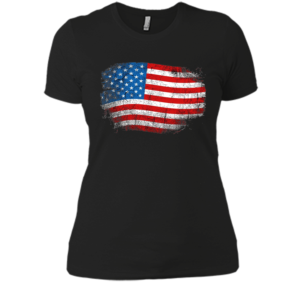 Cool Distressed American USA Flag Shirt 4th of July Clothing