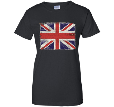 Union Jack T-shirt Vintage UK Flag Tee British Retro Flag