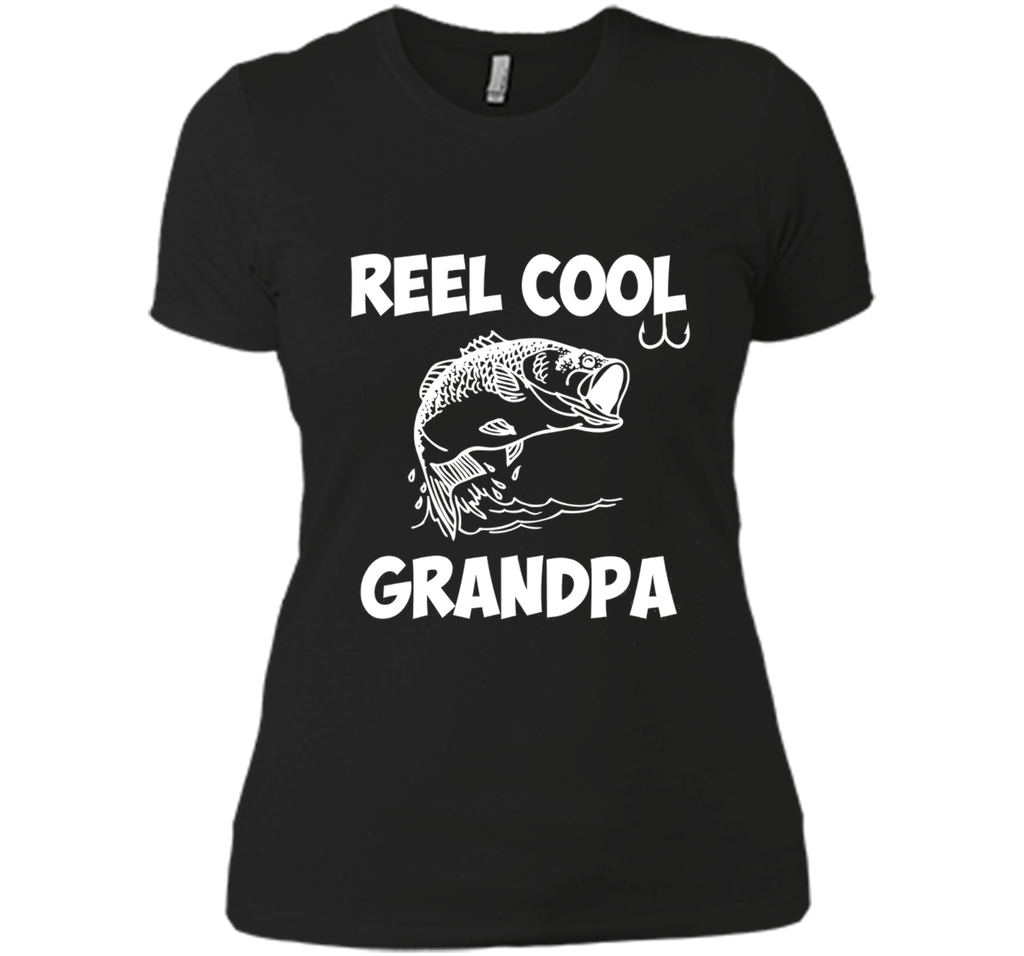 Reel Cool Grandpa Funny Fishing Gift T-Shirts