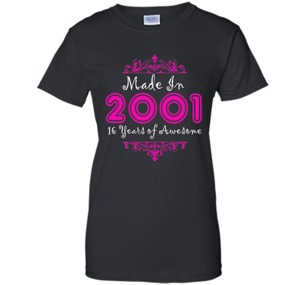 Age 16 Years 2000 2001 Perfect 16th Birthday Gift T-Shirt