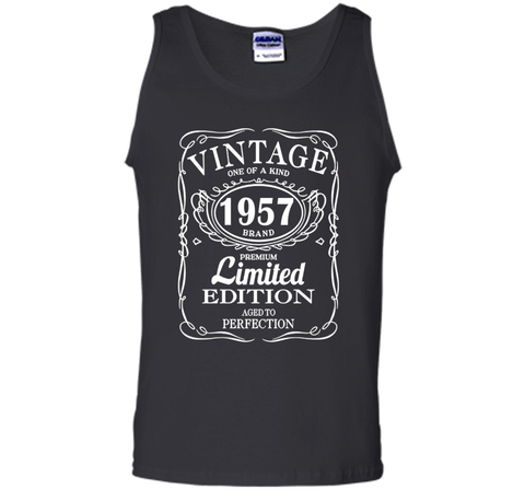 Vintage Born in 1957 60 Years Old Birthday Tshirt