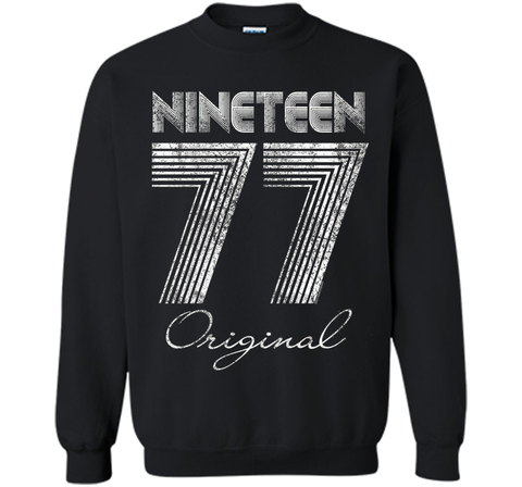 Vintage Nineteen 77 Original 40th Birthday 1977 T-Shirt