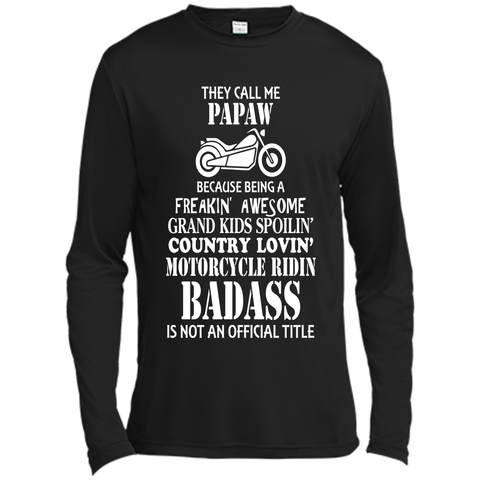 Men's They Call Me Papaw Motorcycle Biker Shirt Great Gift