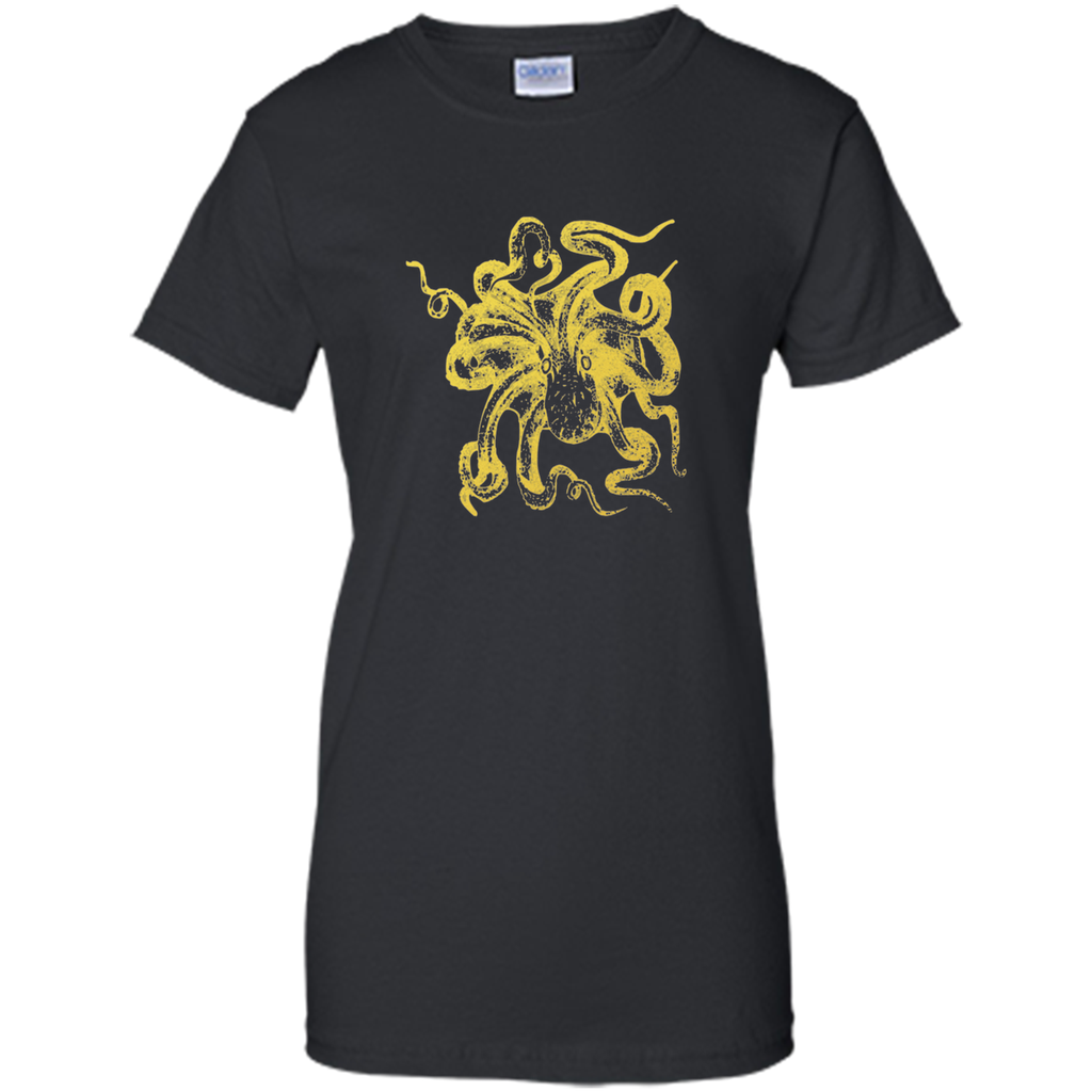 Gold Octopus T-Shirt