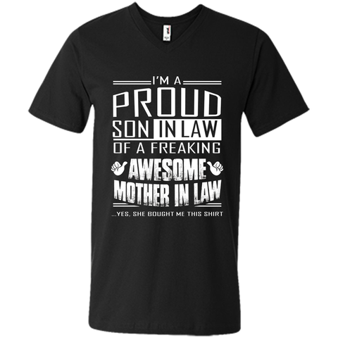 I'm A Proud Son In Law Of A Freaking Awesome Mother In Law t-shirt