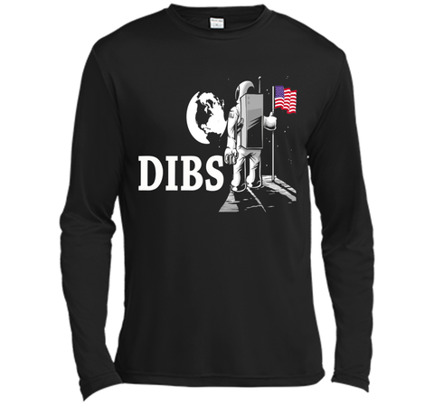 July 4th Dibs USA Flag On Moon Astronaut Space T-Shirt