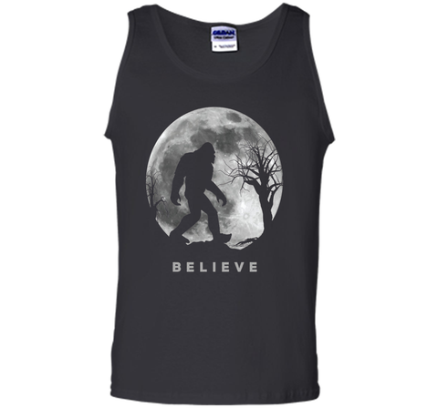Bigfoot T-shirt Bigfoot Sasquatch Full moon Yeti Funny Shirt