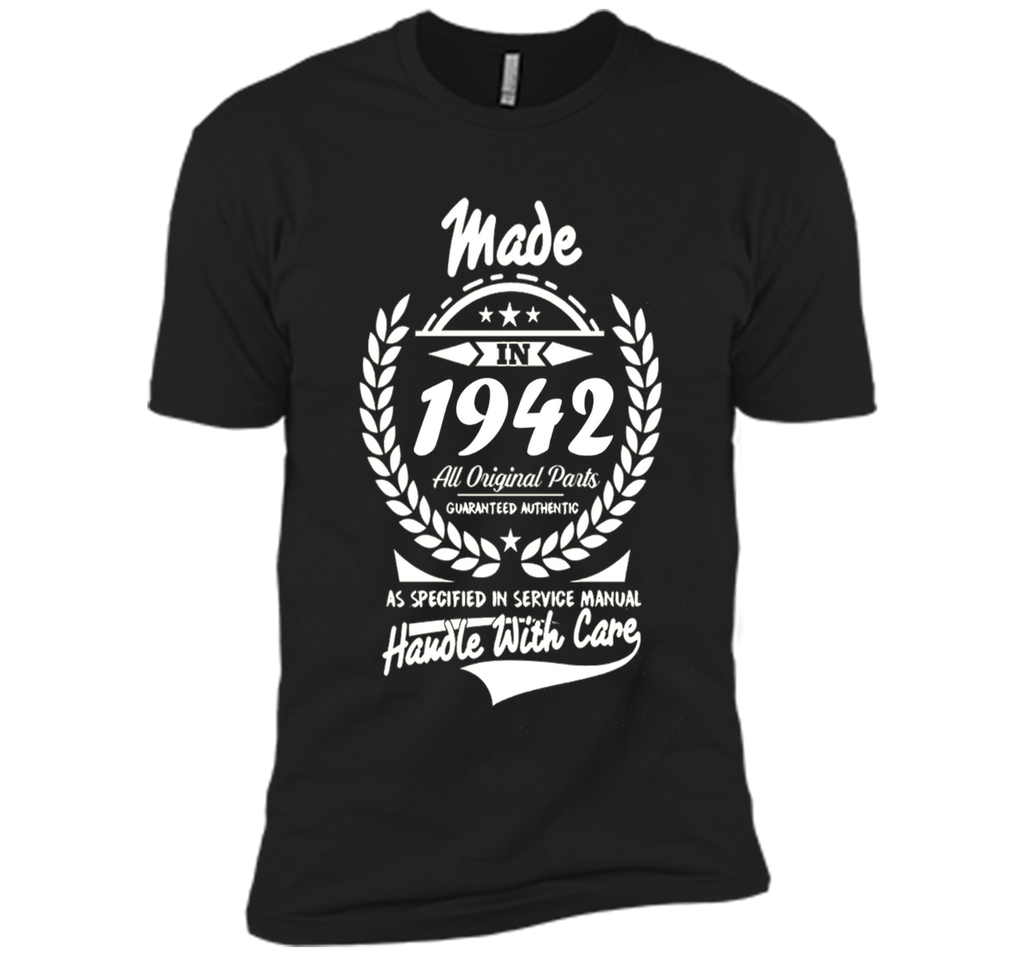 Made in 1942 tshirt 75th Birthday gift Tshirt