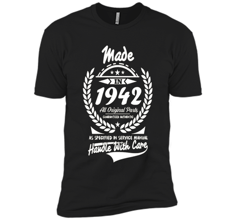Made in 1942 tshirt 75th Birthday gift Tshirt
