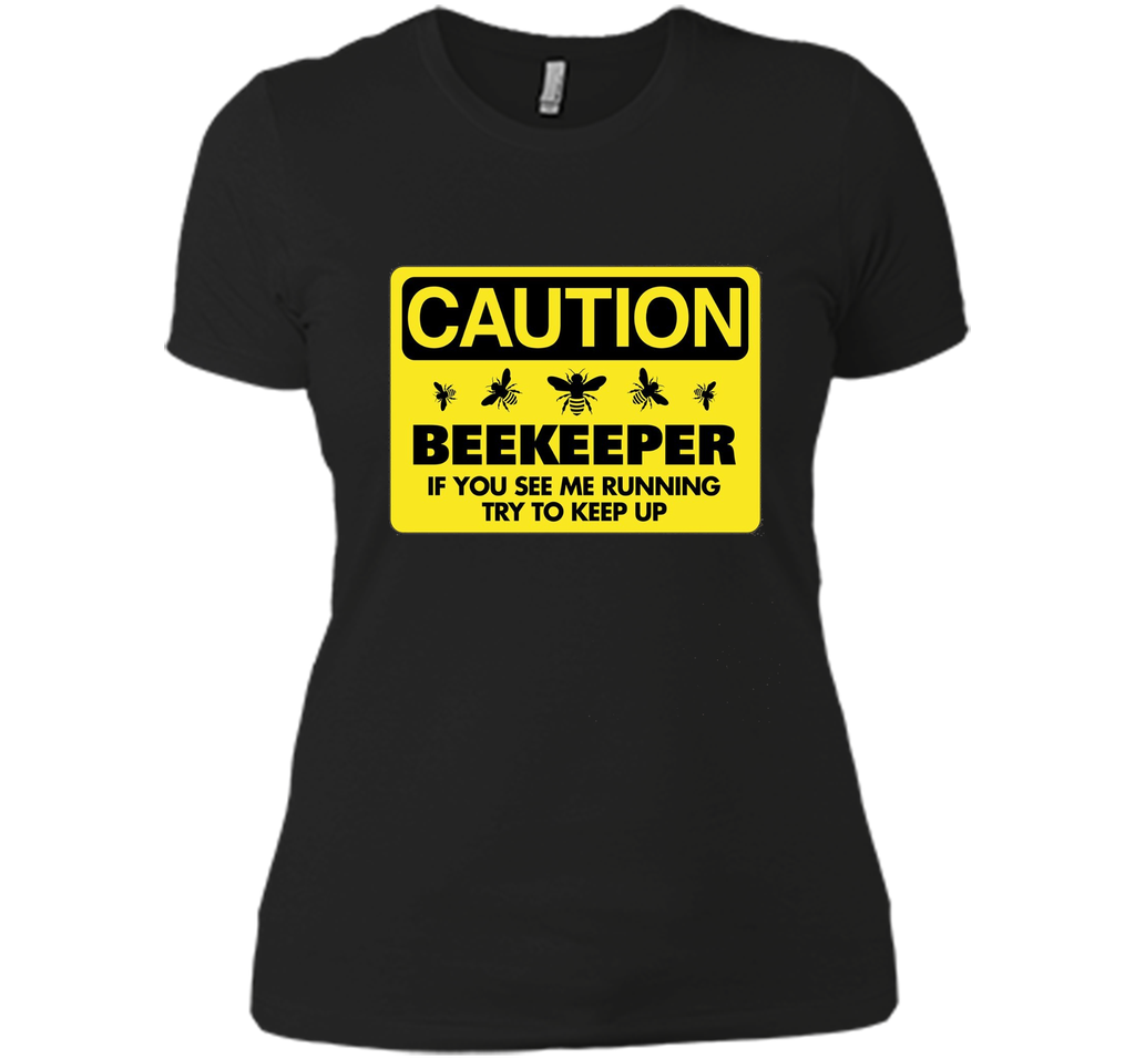 Beekeeper T-Shirt Beekeeping Shirt If You See Me Running Tee
