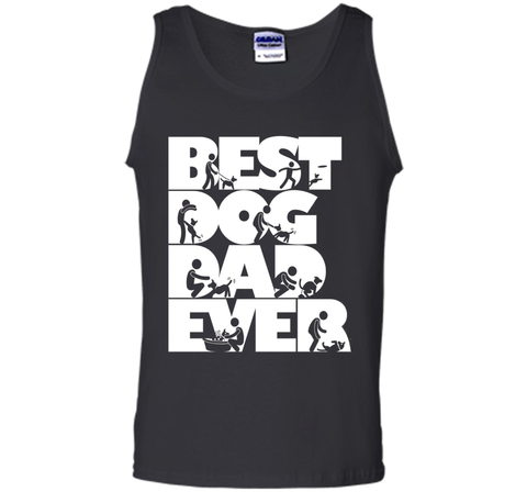 Men's Men's Funny Best Dog Dad Ever T-shirt Dog Lovers