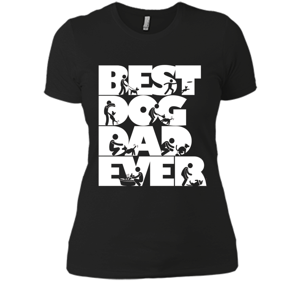Men's Men's Funny Best Dog Dad Ever T-shirt Dog Lovers