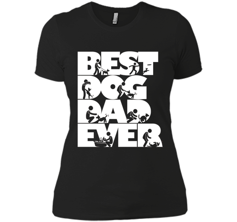 Men's Men's Funny Best Dog Dad Ever T-shirt Dog Lovers
