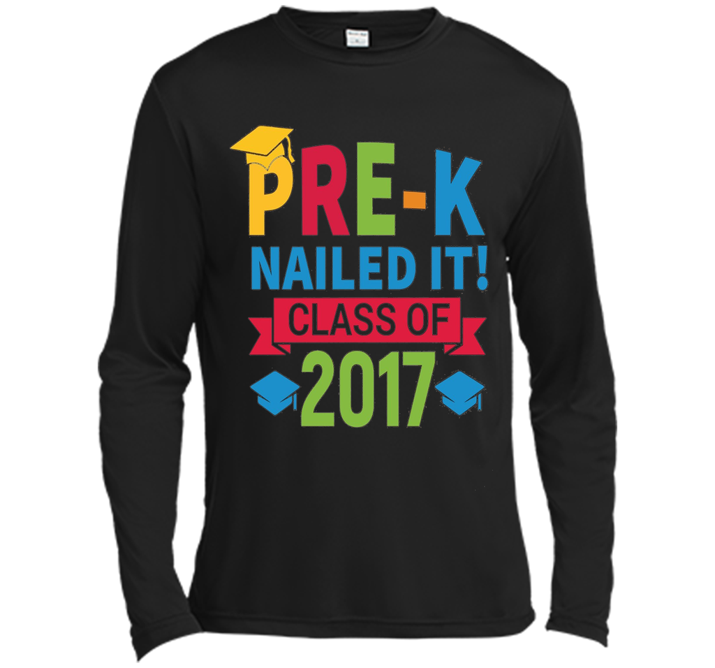 Kids Pre-K Nailed It 2017 Preschool Graduation Gift T Shirt