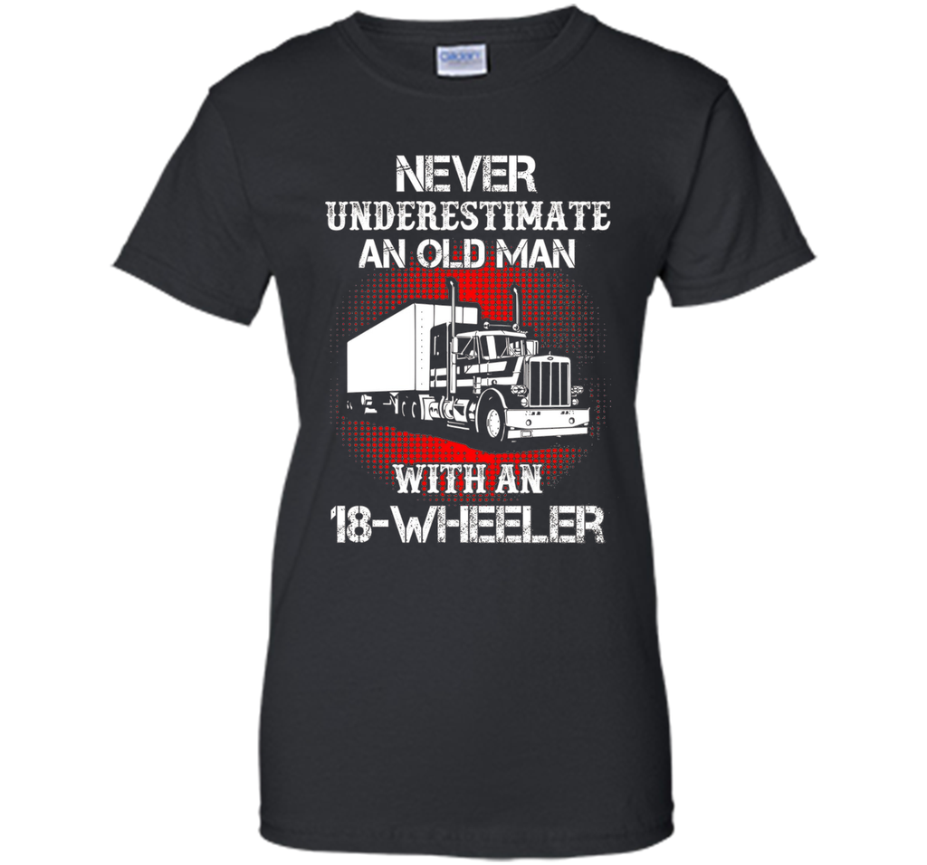 Men's Old Man With An 18-Wheeler Trucker T-Shirt