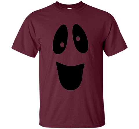 Funny Ghost Face Halloween T-Shirt Custom Ultra Cotton