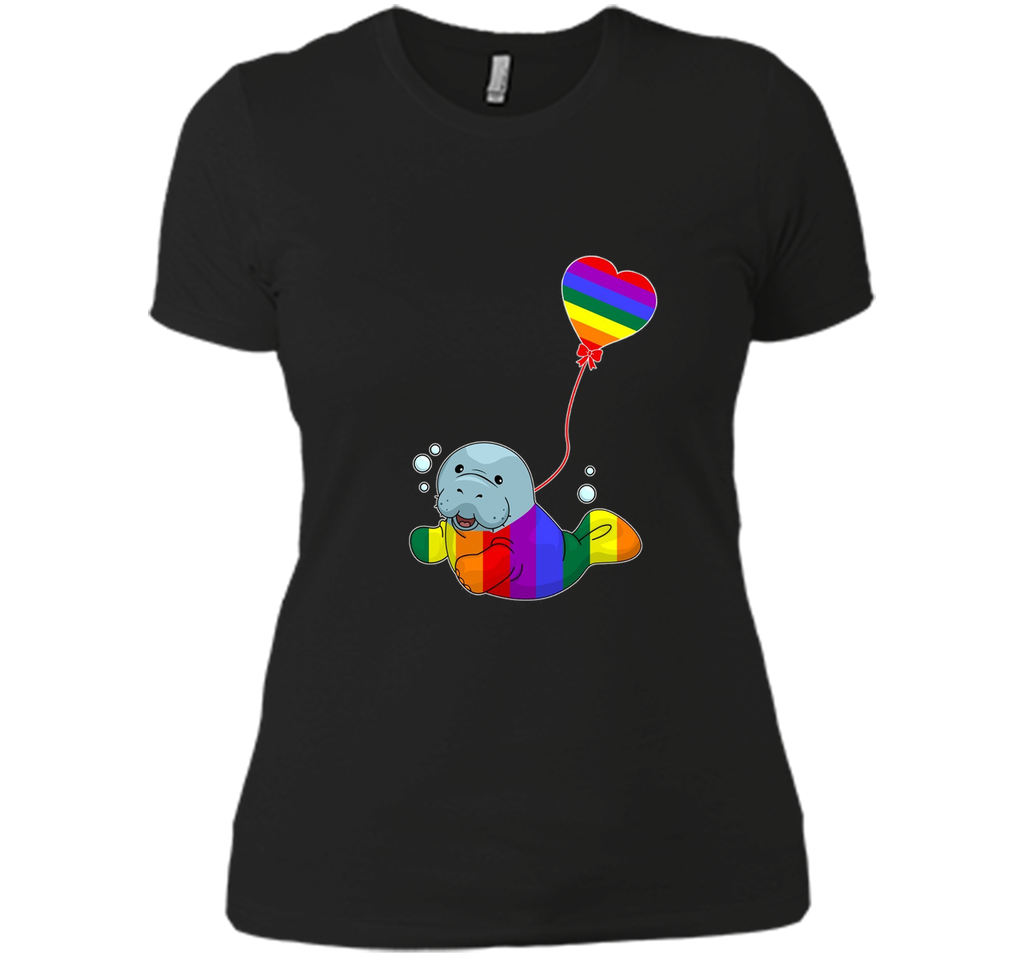 Manatee LGBTQ 2017 Rainbow Gay Lesbian Pride Tshirt