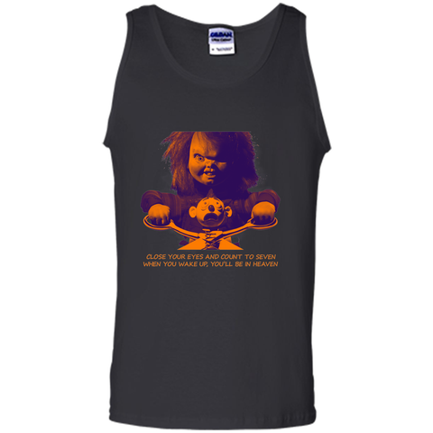 (1) close your eyes, you'll be in heaven, halloween day Tank Top