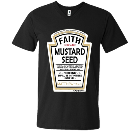 Faith as a Grain of Mustard Seed Christian Parody T-Shirt