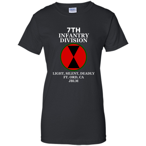 7th Infantry Division - Light, Silent, Deadly Army T-Shirt