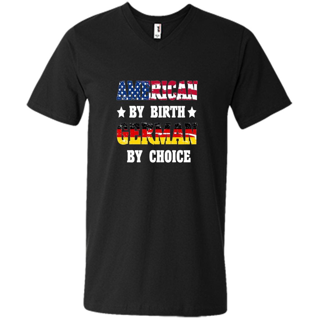 American By Birth German By Choice T-shirt U.S Flag Day