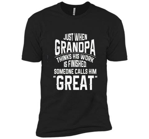 Men's Great Grandpa Family T Shirt
