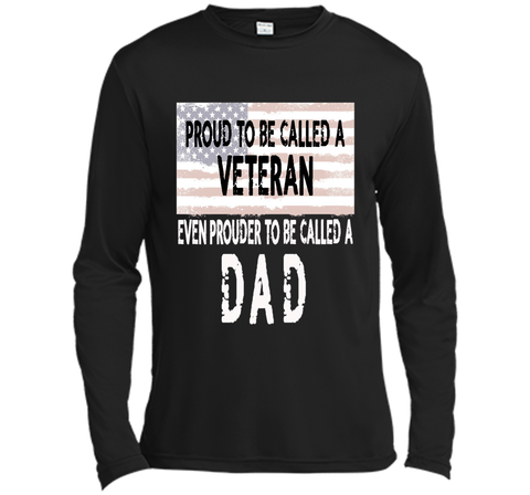Men's Proud to be a Veteran and Dad Father's Day Gift Shirt