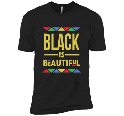 Black is Beautiful African Pattern Black Pride T-Shirt